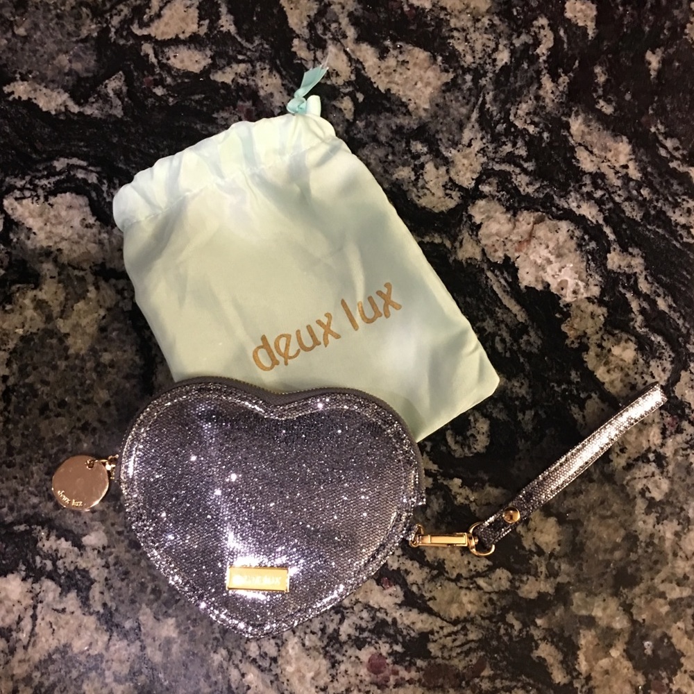 Deux Lux Heart Wristlet